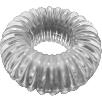 Cockring Ribbed Ring-Transparant