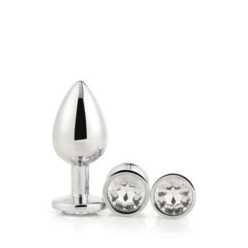 Buttplug Set Gleaming - Zilver*