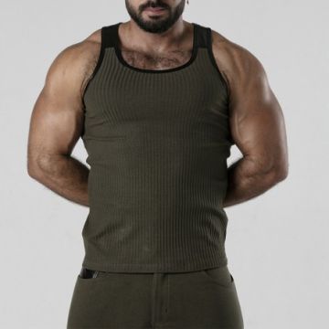 Locker Gear Backroom Tanktop - Khaki