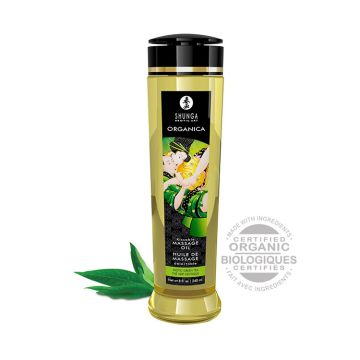 Shunga - Organica Massage Olie Exotic Green Tea 240 ML*