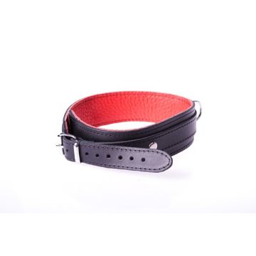 Halsband Basic Rood - Kiotos Leather*