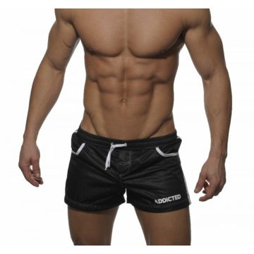 Addicted ADS004 Mesh Zwemshort Zwart