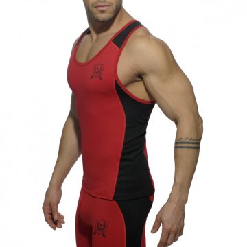 Addicted AD426 Panel Tanktop Rood OP=OP!