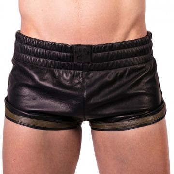 Prowler RED Leather Sports Shorts Black/Green