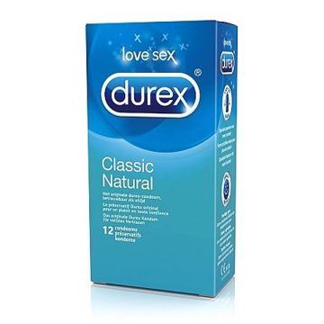 Durex Classic Natural Condooms 12 st.