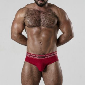 Locker Gear Backroom Bottomless Jock Brief - Rood