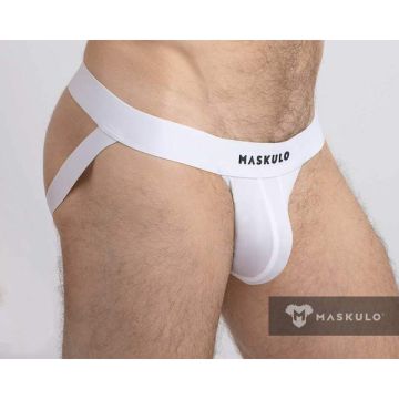 Maskulo Microfiber Jockstrap - Wit