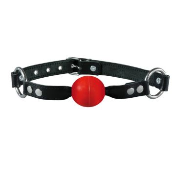 Rode normale Ballgag - Kiotos Leather*