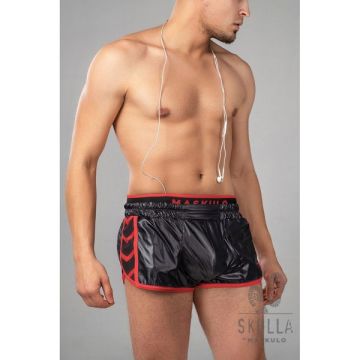 Maskulo Skulla Fetish Running Short - Rood