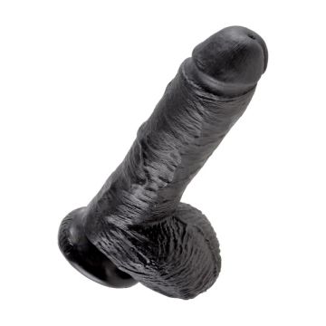 King Cock - Dildo Met Ballen 20 cm*