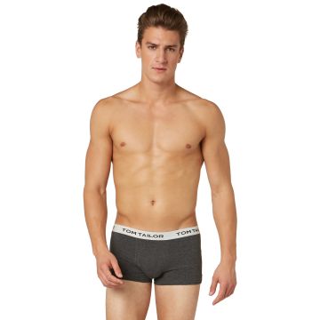 Tom Tailor Boxershort 3 Pack Melange-Grey-Green