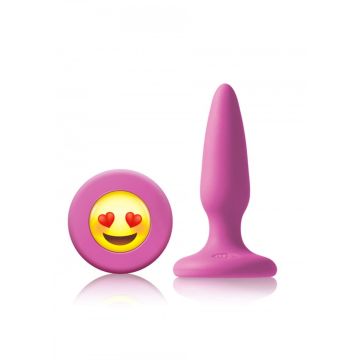 Roze Buttplug Mojis #ILY - 8.5 cm*