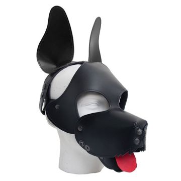 Mister B - Shaggy honden masker zwart