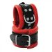 Handboeien 6,5 cm rood - Kiotos Leather*