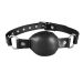 Gag ball Silence Zwart - Kiotos Leather*