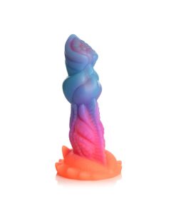 Monster Dildo Aqua Cock Glow-in-the-Dark