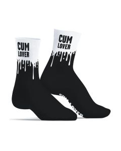 SneakXX Sneaker Sokken CUM LOVER One Size - Zwart