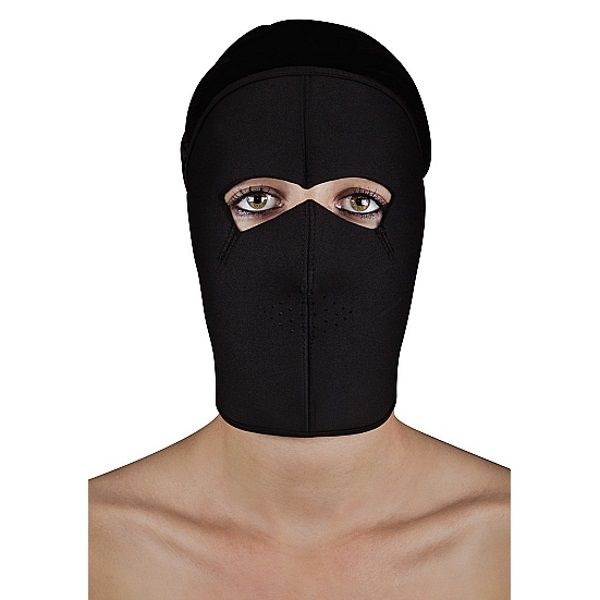 Extreem BDSM masker met klittenbandsluiting